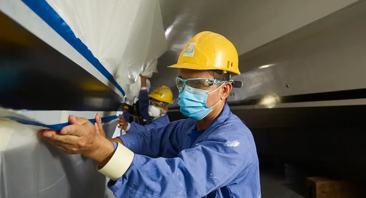 BLASTING, PAINTING AND HULL TREATMENT
