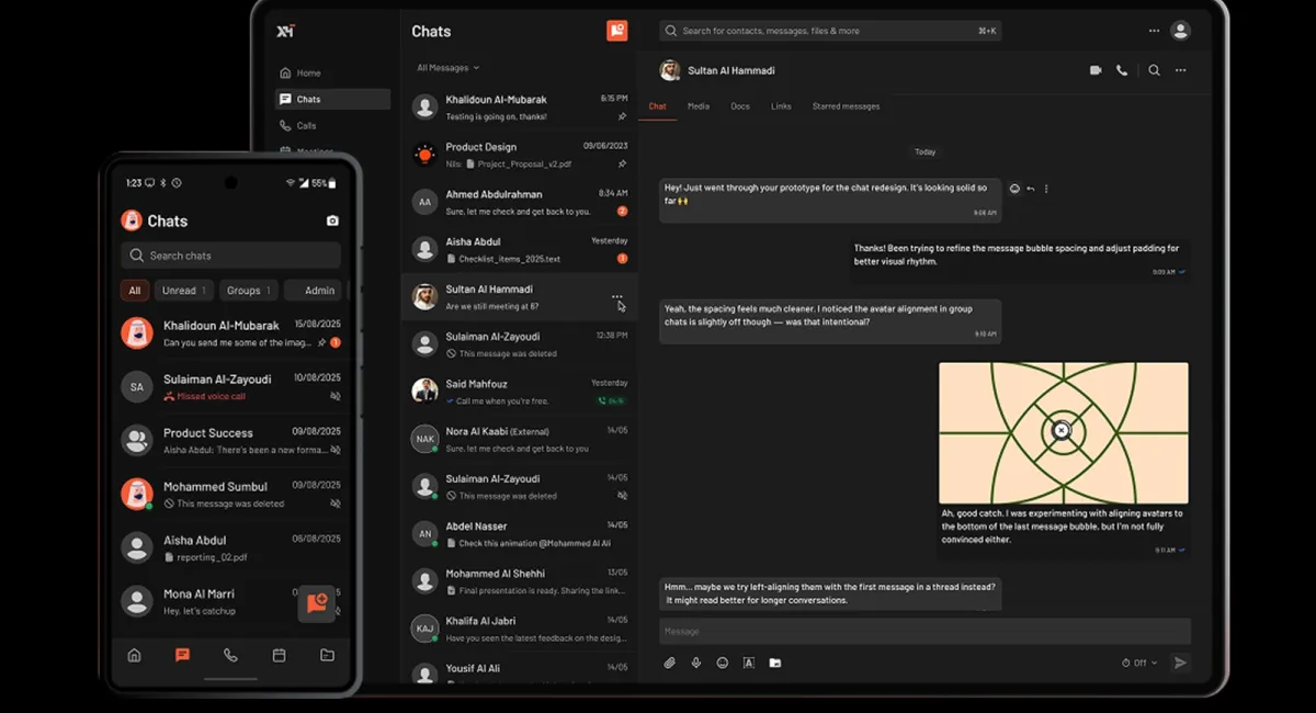 KATIM X4 SECURE COLLABORATION APP